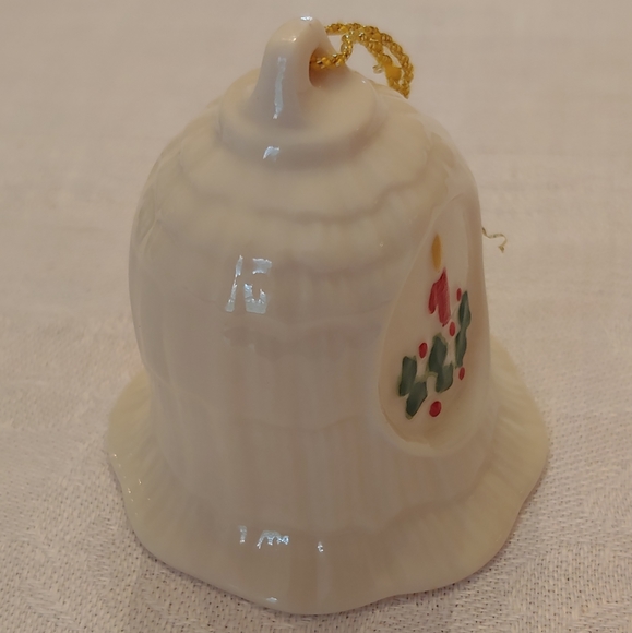 Irish Belleek Bell Ornament - Picture 3 of 8